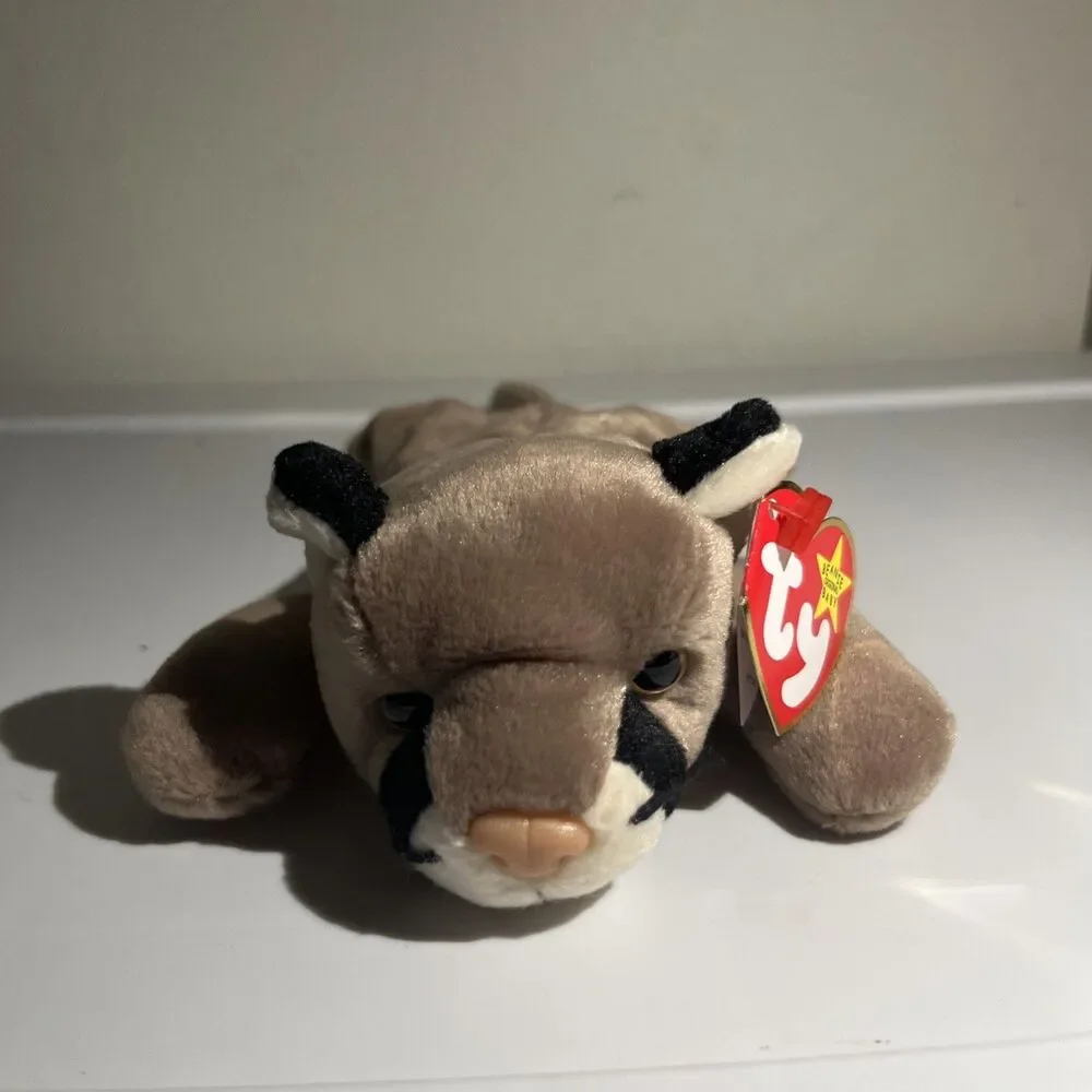 Ty Beanie Baby - CANYON the Cougar (8.5 Inch) MWMTs Stuffed Animal Toy